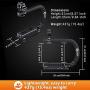 Zeadio Video Action Stabilizing Handle Grip Handheld Stabilizer with Metal Triple Shoe Mount for Canon Nikon Sony Panasonic Pentax Olympus DSLR Camera Camcorder
