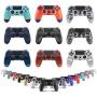RONSHIN Wireless Controller, for PS4/Slim Controller Bluetooth 4.0 Mobile Gamepad with Light Bar Blue Camouflage Gifts for Boys