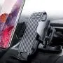 DesertWest Air Vent Car Phone Mount Hassle-free Cell Phone Holder Universal Compatible with iPhone 11 Pro X XS Max XR 8 7 6+, Samsung Galaxy S10 S10+ S10e S9 S8 S7 and More