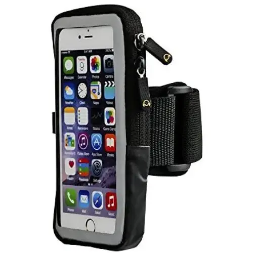Case Compatible Cell Phone Armband with ID & Key Holder Compatible with iPhone 8 7 6 6s 5 SE Galaxy S10e S7 S6 with ID & Key Holder for Running, Walking, Hiking by Bear Beast Case Compatible Cell Phone Armband with ID & Key Holder Compatible with iPhone 8 7 6 6s 5 SE Galaxy S10e S7 S6 with ID & Key Holder for Running, Walking, Hiking by Bear Beast