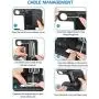 WAITIEE Wireless Charger, 3 in 1 Qi-Certified 15W Fast Charging Station for Apple iWatch Series 5/4/3/2/1,AirPods, Compatible with iPhone 11 Series/XS MAX/XR/XS/X/8/8 Plus/Samsung (Black)
