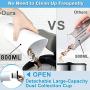 Car Vacuum, GALSOAR 8000Pa Strong Power Suction Auto Portable Lightweight Car Vac, Wet and Dry Automotive Handheld Vacuum Cleaner for Car, White