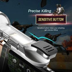 BRANDSUN Universal PUBG Gaming Trigger with Fast Fire Button PUBG Shooter with Sensitive Touch for All Smartphones