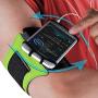 Universal Phone Armband: Rotatable Running Arm Band Holder Case for All Phones (Green) Use for All Apple iPhone 6 6S 7 8 X XR XS Plus & All Android Samsung Galaxy S7 S8 S9 + Note 8 9 Edge LG & Pixel