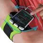 Universal Phone Armband: Rotatable Running Arm Band Holder Case for All Phones (Green) Use for All Apple iPhone 6 6S 7 8 X XR XS Plus & All Android Samsung Galaxy S7 S8 S9 + Note 8 9 Edge LG & Pixel