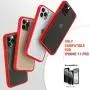 Mkeke Compatible with iPhone 11 Pro Case, Clear Anti-Scratch Shockproof Cases Cover for iPhone 11 Pro 5.8 inch-Red Mkeke Compatible with iPhone 11 Pro Case, Clear Anti-Scratch Shockproof Cases Cover for iPhone 11 Pro 5.8 inch-Red