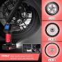 Portable Smart Air Compressor Cordless Tire Inflator Pump with Digital Pressure Gauge, Rechargeable Li-ion Battery Air Pump for Car Motorcycle Bike Air Bed Balls Inflatable Toys