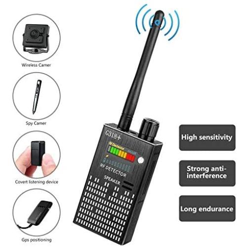 CaGuan Anti-Spy Wireless RF Signal Detector Set [2019 Latest Upgrade] Bug GPS Camera Signal Detector，for Hidden Camera GSM Listening Device GPS Radar Radio Scanner Wireless Signal Device Finder