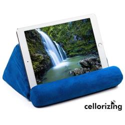 Cellorizing Soft Pillow Lap Stand for iPads, Tablets, eReaders, Smartphones, Books, Magazines (Blue)