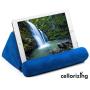 Cellorizing Soft Pillow Lap Stand for iPads, Tablets, eReaders, Smartphones, Books, Magazines (Blue)