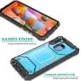 CasemartUSA Phone Case for [Samsung Galaxy A11], [Alloy Series][Blue] Aluminum Metal Plate Military Grade Shockproof Protective Cover for Samsung Galaxy A11 (Verizon, AT&T, Metro, T-Mobile)