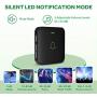 Wireless Doorbell, AVANTEK Mini Waterpoof Door Bell Kit Operating at 1000 Feet with 52 Chimes, 5 Volume Levels and LED Flash, Doorbell Chime with CD Quality Sound, Easy Setup