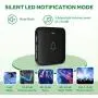 Wireless Doorbell, AVANTEK Mini Waterpoof Door Bell Kit Operating at 1000 Feet with 52 Chimes, 5 Volume Levels and LED Flash, Doorbell Chime with CD Quality Sound, Easy Setup