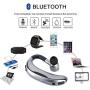 Bluetooth Headset,Hands-Free Wireless Business Bluetooth Earpiece with Noise Reduction Mic for Cell Phones-Compatible with iPhone and Android,Work for Office/Workout/Driving