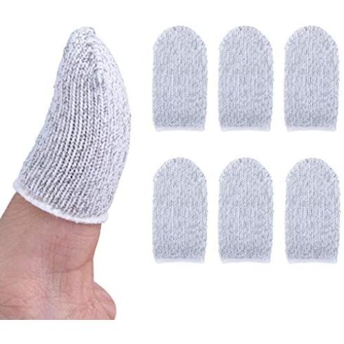 Qoosea Mobile Game Sleeve Touch Screen Finger Sleeve Compatible with PUBG Mobile Game Controller Sensitive Shoot and Aim Keys for Android iOS Joysticks PUBG Knives Out Rules of Survival