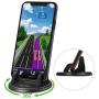 Dashboard Cell Phone Holder,SRUNP Car Phone Mount[Vertical Horizontal 360°Rotate] Dash Cell Phone Holder for Car Cradle Compatible iPhone 11 Pro Max XS XR X 8 7 6 Samsung Galaxy Note S10+ Smartphones