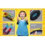 Ryans World Kids Headphones, Adjustable Headband, Stereo Sound, 3.5Mm Jack, Wired Headphones for Kids, Tangle-Free, Volume Control, Foldable, Childrens Headphones Over Ear for School Home, Travel Ryans World Kids Headphones, Adjustable Headband, Stereo Sound, 3.5Mm Jack, Wired Headphones for Kids, Tangle-Free, Volume Control, Foldable, Childrens Headphones Over Ear for School Home, Travel