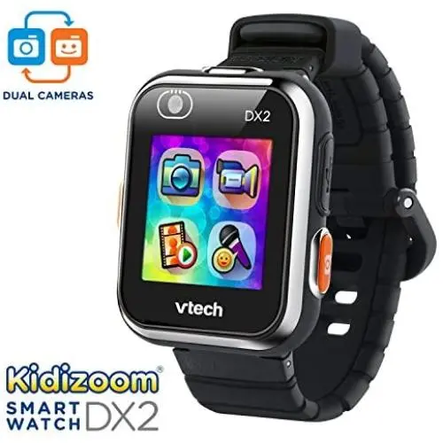 VTech KidiZoom Smartwatch DX2 Black (Amazon Exclusive), Great Gift For Kids, Toddlers, Toy for Boys and Girls, Ages 4, 5, 6, 7, 8, 9