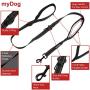 MyDog 5 Feet Reflective Dog Car Seat Belt Leash with 2 Cushioned Handles