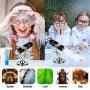 USB Digital Microscope,40X to 1000X Magnification Endoscope Mini Camera with 8 LEDs and Microscope Metal Stand,Compatible with Android, Mac,Window 7 8 10 for Kids, Students, Adults (Black)