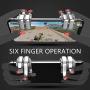 EMISH Mobile Game Controller for PUBG/Fornite/Knives Out/Rules of Survival/Call of Duty Gamepad Trigger Aim Button L1R1 L2 R2 Shooter Joystick for iPhone Android iPad Mini 5 Phone Game Pad Accesorios