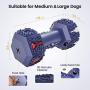 IOKHEIRA Dog Chew Toys for Aggressive Chewers Indestructible Dog Toys Non-Toxic Tough Natural Rubber Dumbbell Toy for Medium Large Dogs