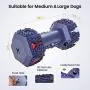 IOKHEIRA Dog Chew Toys for Aggressive Chewers Indestructible Dog Toys Non-Toxic Tough Natural Rubber Dumbbell Toy for Medium Large Dogs