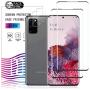 Galaxy S20 Plus HD Clear Tempered Glass Screen Protector + Camera Lens Protectors by YEYEBF, [2 + 2 Pack] [3D Glass] [Case-Friendly] Full Coverage (Samsung Galaxy S20 Plus)