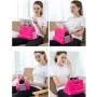 Pillow Tablet Stand for Ipad Stand Mult-Angle Tablet,with Phone Holder Lap Stand Mobile Phone Holder (Black)
