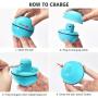 WWVVPET Interactive Cat Toys Ball with LED Light,360 Degree Self Rotating Ball,USB Rechargeable Cat Ball Toy,Stimulate Hunting Instinct Kitten Funny Chaser Roller Pet Toy