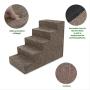 USA Made Pet Steps/Stairs with CertiPUR-US Certified Foam for Dogs & Cats by Best Pet Supplies