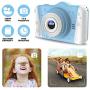 WOWGO Kids Digital Camera - 12MP Childrens Camera with Large Screen for Boys and Girls, 1080P Rechargeable Electronic Camera with 32GB TF Card