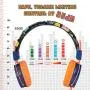 Baseman Kids Headphones with Microphone, Wired On-Ear Headsets with Safe Volume Limited 85 dB, Foldable and Adjustable Headphones with a 3.5mm Jack Cord for Children/School/Cellphone/Tablet Orange