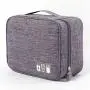 Portable Electronic Organizer Travel Accessories Cable Bag Universal Cord Storage Case Carrying for Charging Cable, Cell Phone, Power Bank,Mini Tablet(Gray) Portable Electronic Organizer Travel Accessories Cable Bag Universal Cord Storage Case Carrying for Charging Cable, Cell Phone, Power Bank,Mini Tablet(Gray)