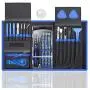80 IN 1 Professional Computer Repair Tool Kit, Precision Laptop Screwdriver Set, with 56 Bit, Anti-Static Wrist and 24 Repair Tools, Suitable for Macbook, PC, Tablet, PS4, Xbox Controller Repair 80 IN 1 Professional Computer Repair Tool Kit, Precision Laptop Screwdriver Set, with 56 Bit, Anti-Static Wrist and 24 Repair Tools, Suitable for Macbook, PC, Tablet, PS4, Xbox Controller Repair