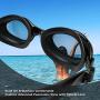 ZIONOR Nearsighted Swim Goggles, G7 Optical Shortsighted Myopia