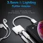Headphone Dongle Adapter for iPhone SE/Xs Max/XR/ 8/10(X) / 7/7 Plus/11/11 Pro,Splitter Adaptor to 3.5mm Jack Earphone Converter Charge Accessories, Cables & Audio Adaptor Connector Support All iOS Headphone Dongle Adapter for iPhone SE/Xs Max/XR/ 8/10(X) / 7/7 Plus/11/11 Pro,Splitter Adaptor to 3.5mm Jack Earphone Converter Charge Accessories, Cables & Audio Adaptor Connector Support All iOS