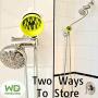Wondurdog Quality at Home Dog Wash Kit for Shower | Water Sprayer Brush & Rubber Shield | Wash Your Pet and Dont Get Wet | Shield Water from Dogs Ears, Eyes and Yourself!