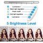 ILEBYGO LED Vanity Lights, Hollywood Style Vanity Mirror Lights kit,16.7ft 45 LED Vanity Strip Lights with 5 Brightness Level for Make up Vanity Table Set in Dressing Room (Mirror Not Include)