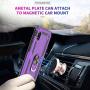 LeYi Samsung Galaxy A10e Case (NOT FIT A10) with HD Screen Protector, Military Grade Armor Full-Body Protective Phone Cover Case with 360 Degree Rotating Holder Kickstand for Samsung A10e, Purple