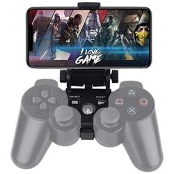 PS3 Controller Android Phone Mount, Megadream 180 Degree Adjustable Android Smartphone Game Clip Bracket Holder for Playstation PS3, Samsung Galaxy, HTC One, LG, Sony Xperia, Moto with D-pad Cap