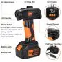 Cordless Tire Inflator, Breezz Portable Air Compressor with Digital Pressure Gauge Air Pump Including Rechargeable Li-ion Battery and 12V Car Power Cord