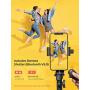 Phone Tripod Mount with V5 Bluetooth Remote, Mpow Universal Cell Phone Tripod Holder Mount Adapter, Smartphone Holder Clip Compatible with iPhone and All Phones, Camcorder, Selfie Monopod and More