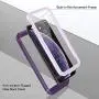 Eonfine iPhone X Case/iPhone Xs Case, Built-in Screen Protector Real 360° Full Body Protection Heavy Duty Shockproof Rugged Cover Skin for iPhone X/Xs 5.8inch (Purple/Clear) Eonfine iPhone X Case/iPhone Xs Case, Built-in Screen Protector Real 360° Full Body Protection Heavy Duty Shockproof Rugged Cover Skin for iPhone X/Xs 5.8inch (Purple/Clear)