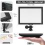 Switti Camera Light, Portable Ultra-Thin LED Video Light, Dimmable Bi-Color 3200K-5600K CRI95+ Camera Lighting for Video Shooting and Photography (NP-F550 Battery Included)