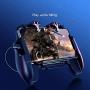 XBERSTAR Mobile Phone PUBG Game Pad Controller Holder Handle Grip Turnover Shoot and Aim Trigger Joystick with/Without Cooler Cooling Fan