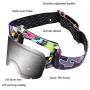 HOMAGA Bicycle Goggles for Kids,Youth 100% UV Protection Anti Fog Ski Snowboard Helmet Goggles for 7-12 Years Old Girls, Boys,Youth Outdoor Skiing Sports Protective Glasses