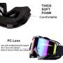 LJDJ Ski Snowboard Goggles - Motorcycle Goggles Winter Snow Outdoor Sports Snowmobile Skating Skiing Tactical Protective Glasses Dirt Bike ATV Motocross Dust-Proof Eyewear for Combat Military Cycling