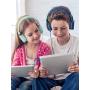 Mpow CH8 Kids Headphones with Microphone (2-Pack), Wired On-Ear Headsets with Safe Volume Limited 91dB, Foldable Durable Earphones w/Audio Splitter for Boys/Girls/Toddlers/Children/School/Travel/Plane