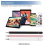Stylus for iPad Pencil(3Psc), Lezgo 2 in 1 Universal Disc Stylus Touch Screen Pens for Touch Screens Apple/iPhone/Ipad pro/Mini/Air/Android/Surface All Capacitive Touch Screens-White/Black/Pink